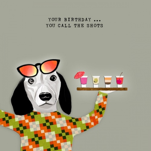 ''You Call the Shots'' Birthday Card by Scaffardi